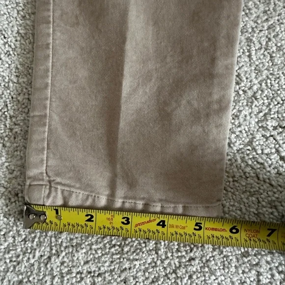 Peruvian Connection Brand Velvet Jeans tan size 6 - Picture 9 of 9